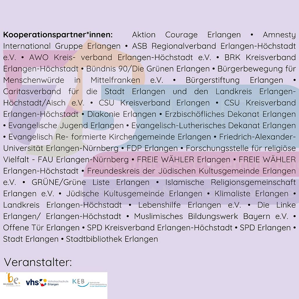 Verfassungsfest - Kooperationspartner, Bildquelle: BildungEvangelisch, Imogen Smith
