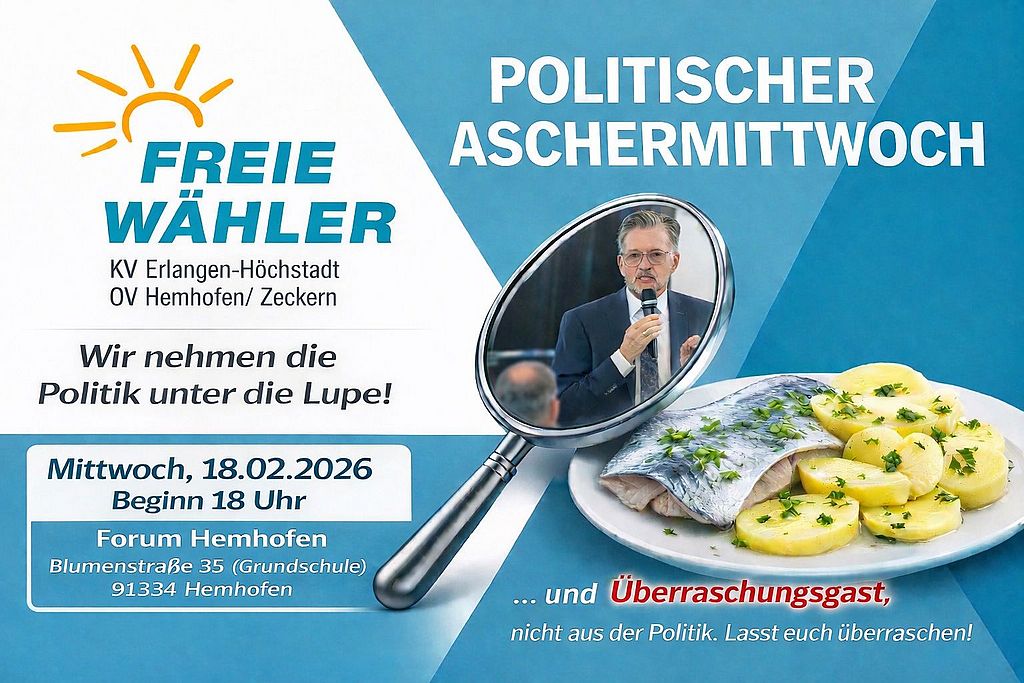 Karsten Fischkal: Einladung zum Politischen Aschermittwoch